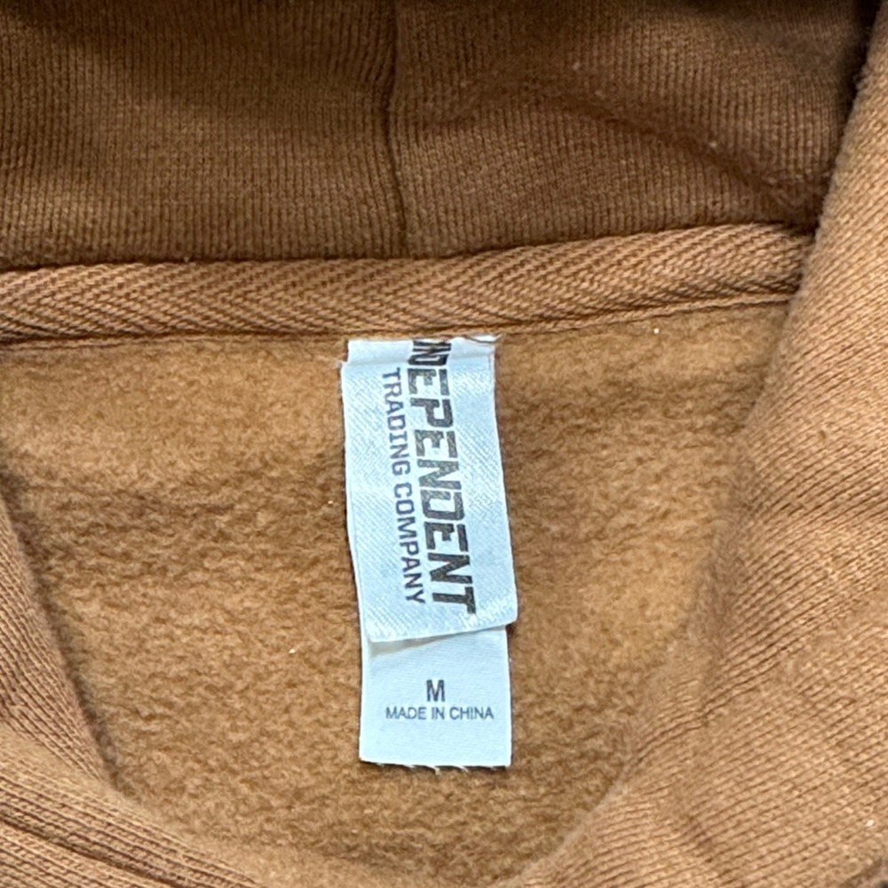 SpiritWorld Helldorado Hoodie Men's Medium Brown Fleece Streetwear Grunge Tattoo - Picture 6 of 6